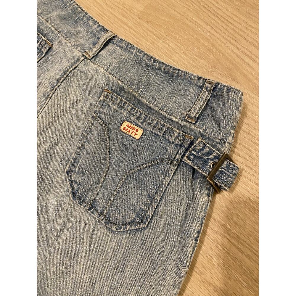 Vintage Miss Sixty Slimhinda Low Rise Bootcut Flare Jeans 26 Italy Y2K Festival - Picture 5 of 13